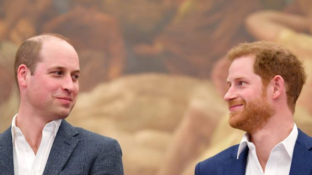 Prince William, Duke of Cambridge and Prince Harry attend the opening of the Greenhouse Sports Centre on April 26, 2018 in London, United Kingdom