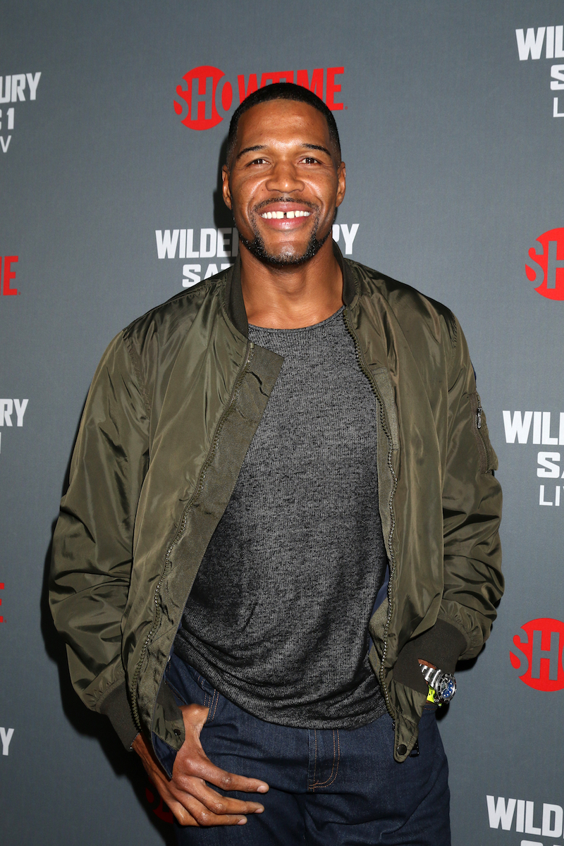 Michael Strahan at the Heavyweight Championship Of The World "Wilder vs. Fury" in 2018