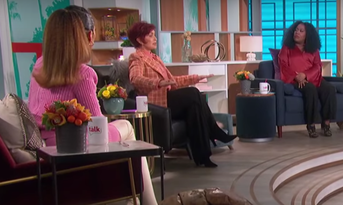 Sharon Osbourne and Sheryl Underwood on "The Talk"