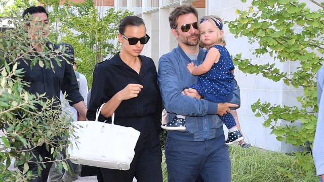 Bradley Cooper and Irina Shayk with their daughter Lea
