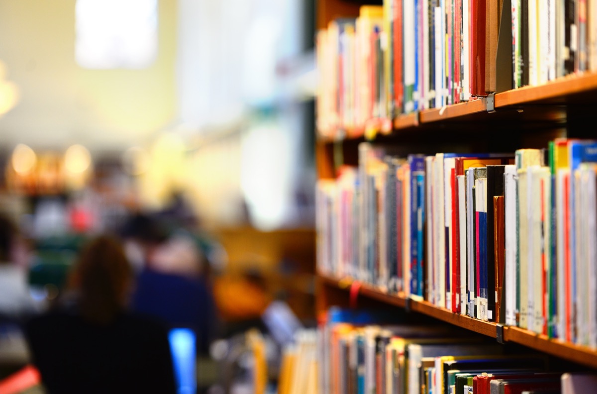 Books in library