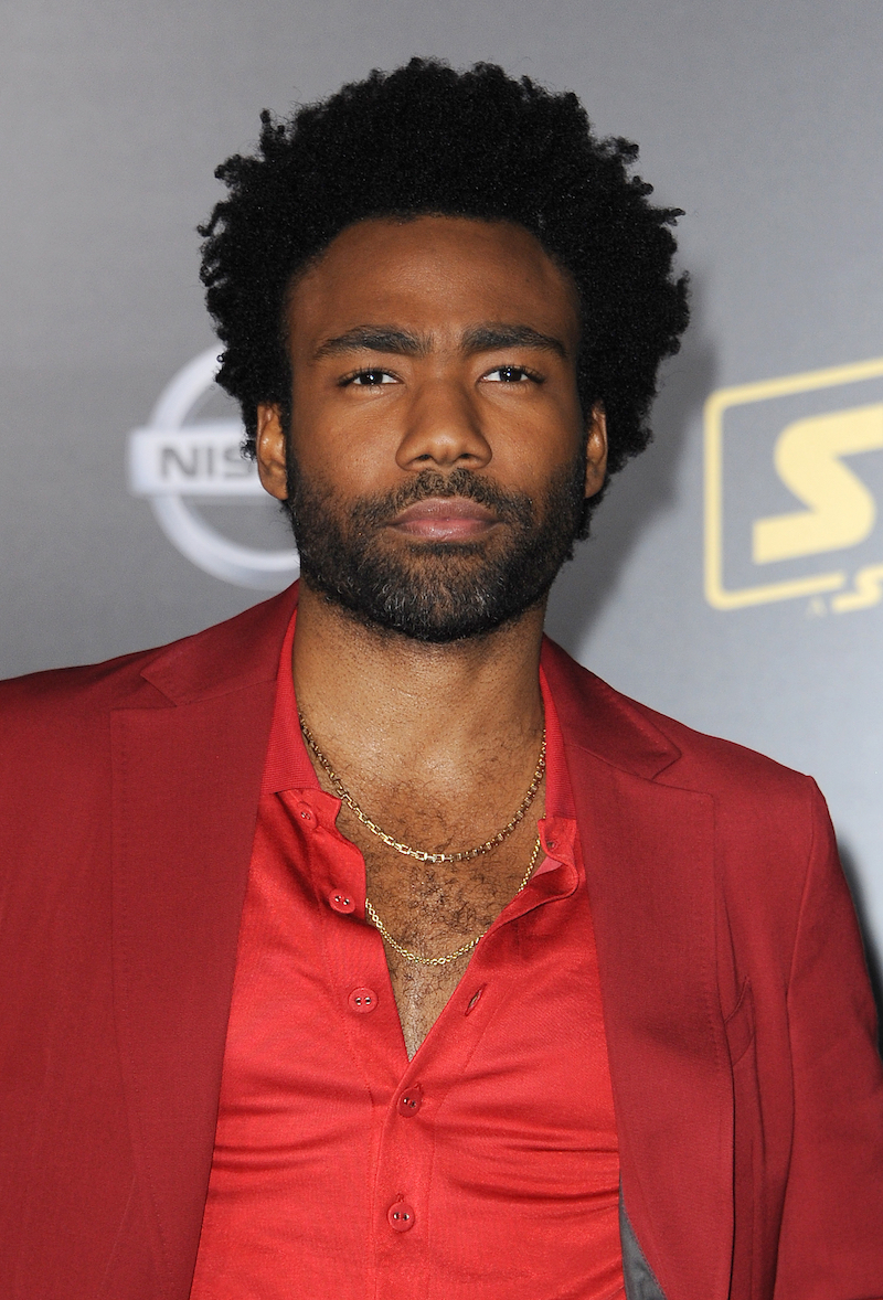 Donald Glover at the premiere of "Solo: A Star Wars Story" in 2018