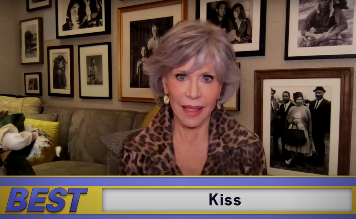 Jane Fonda on "The Tonight Show"