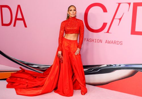 Jennifer Lopez at the CFDA Fashion Awards in 2019