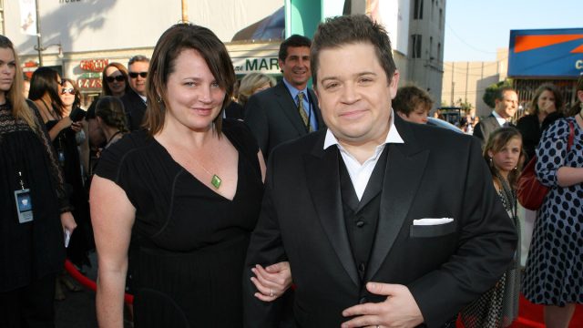 Michelle McNamara and Patton Oswalt at the premiere of "Ratatouille" in 2007