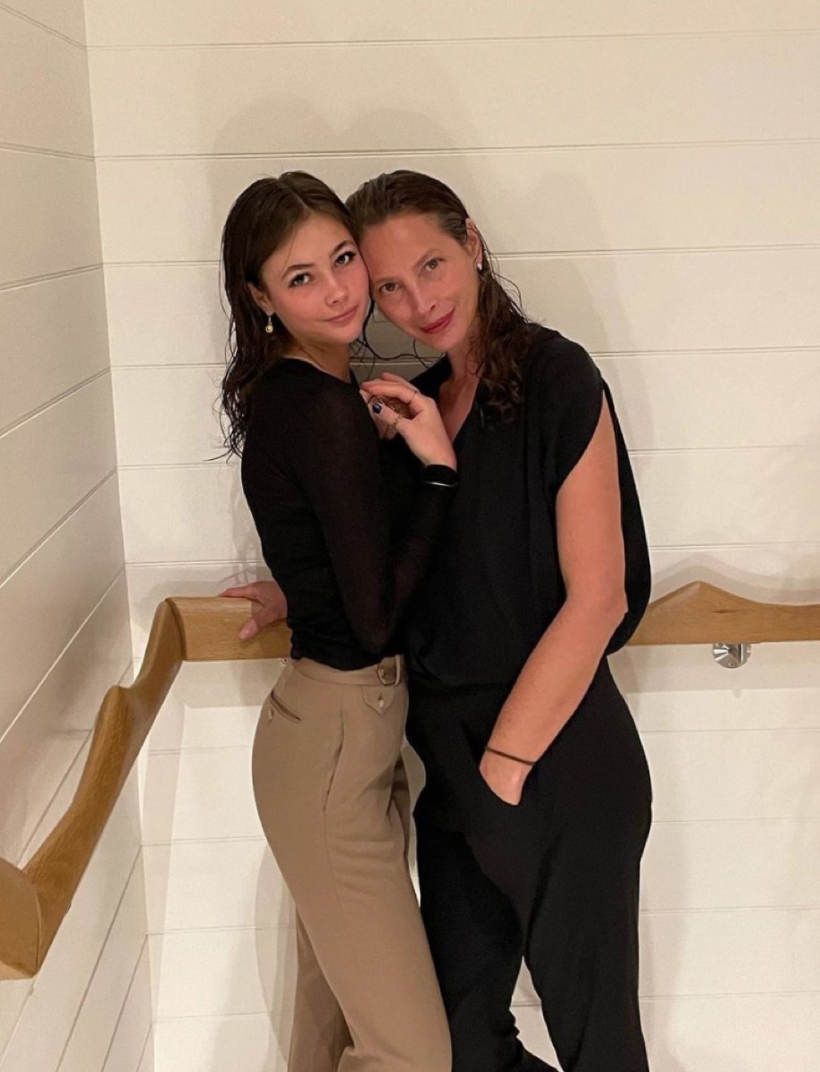 Christy Turlington and daughter Grace