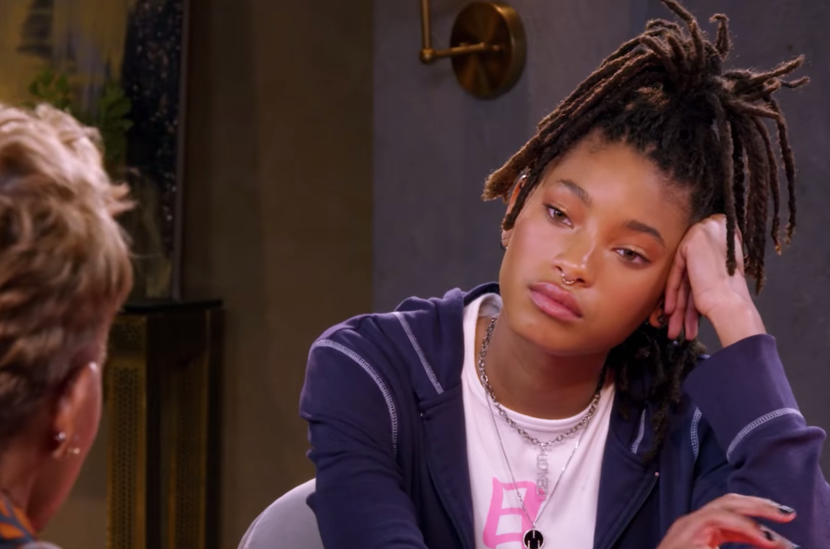 Willow Smith on "Red Table Talk" in 2019