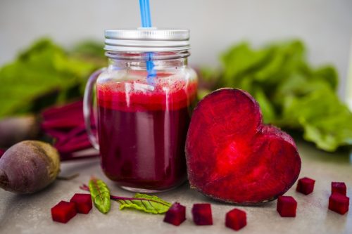 beet juice, heart shaped beet, mason jar