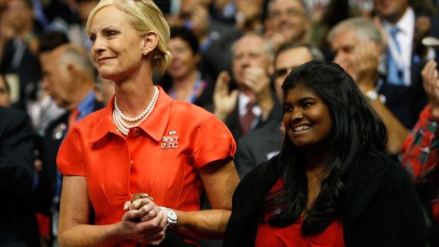 cindy mccain and her daughter bridget