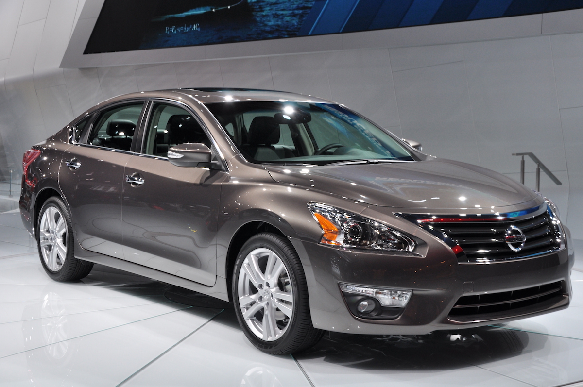 Gray Nissan Altima
