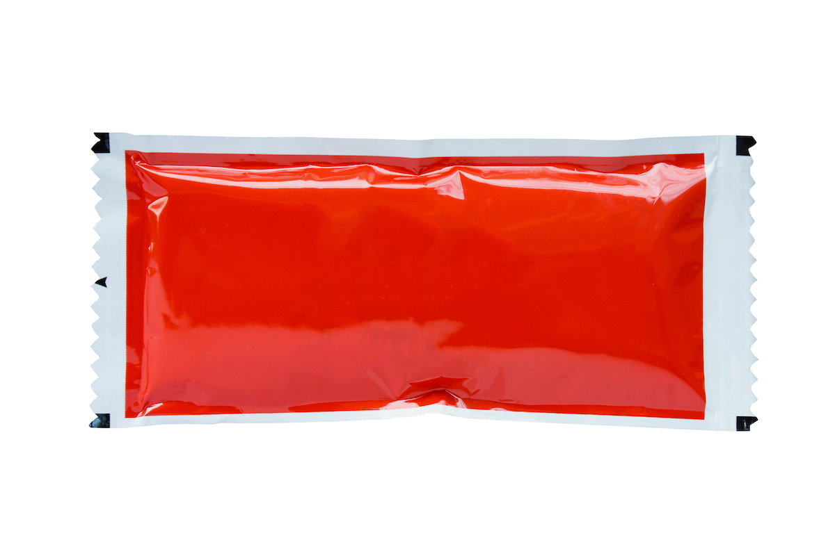 Ketchup packet