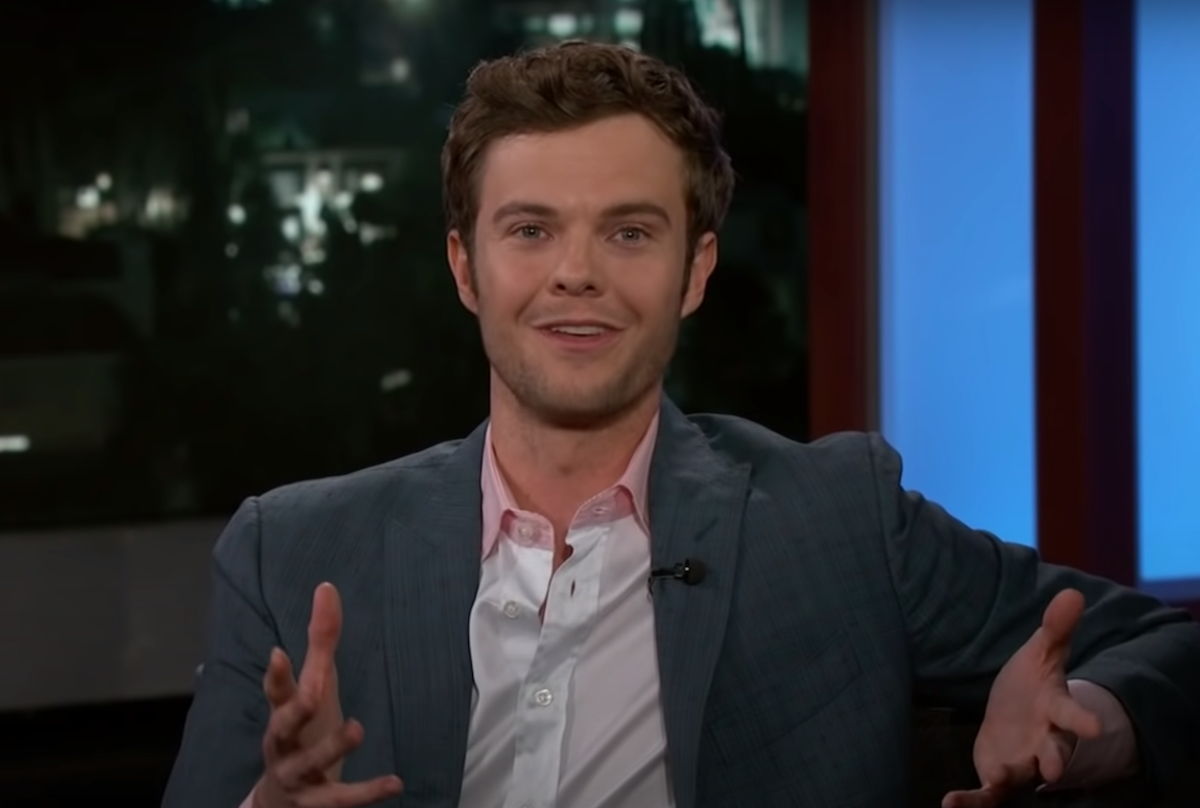 Jack Quaid on "Jimmy Kimmel Live!" in 2019