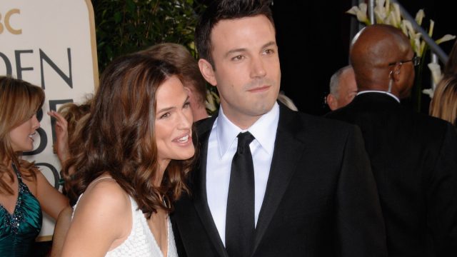 Jennifer Garner and Ben Affleck at the Golden Globe Awards in 2007