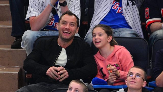 Jude and Iris Law in 2012