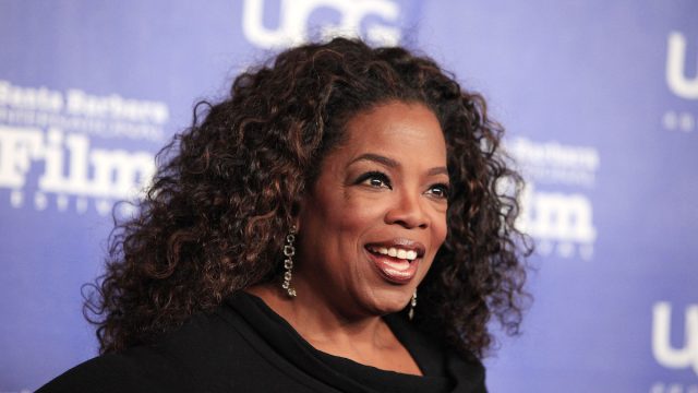 Oprah Winfrey at the Santa Barbara International Film Festival in 2014