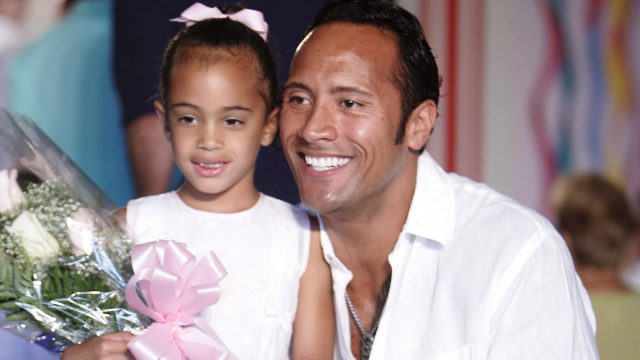 Dwayne "The Rock" Johnson and Simone Alexander Johnson at Me and My Daddy The Mercy Foundation Children's Fashion Show - June 3, 2006