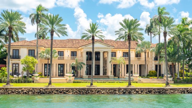Luxurious mansion in Miami Beach, Florida, USA