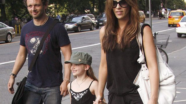 Michael Sheen, Kate Beckinsale, and Lily Sheen 2006