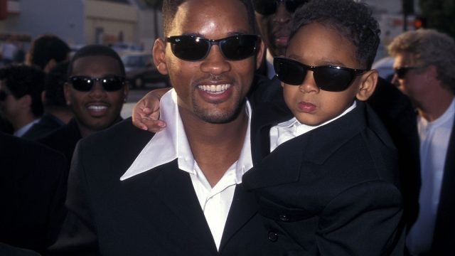 will smith holding son trey smith