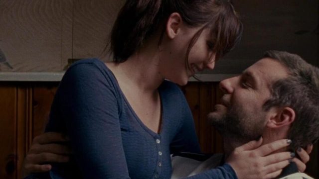Jennifer Lawrence and Bradley Cooper in Silver Linings Playbook