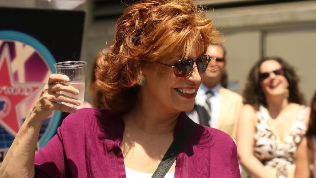 Joy Behar at Barbara Walters' Hollywood Walk of Fame ceremony in 2007