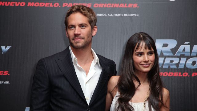 Paul Walker and Jordana Brewster at the "Fast & Furious" premiere in Mexico City in 2009