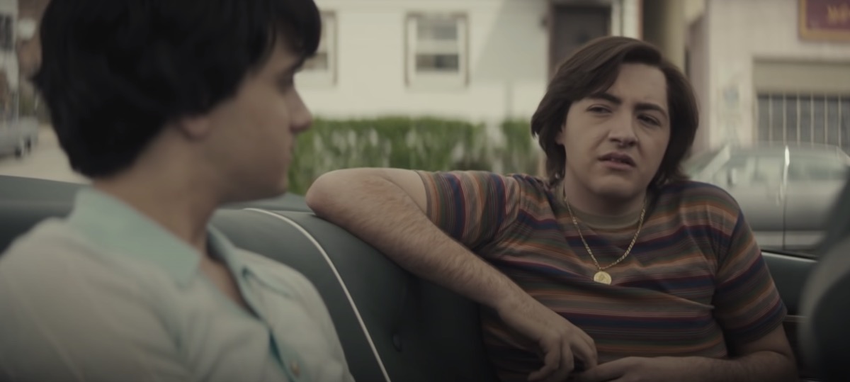 Michael Gandolfini as young Tony Soprano in "The Many Saints of Newark"
