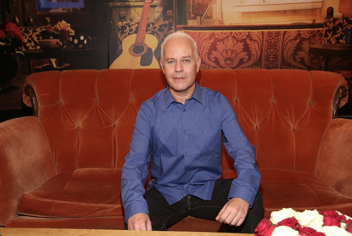 James Michael Tyler on the "Friends" couch