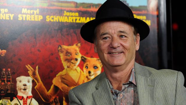 Bill Murray promoting Fantastic mr. Fox