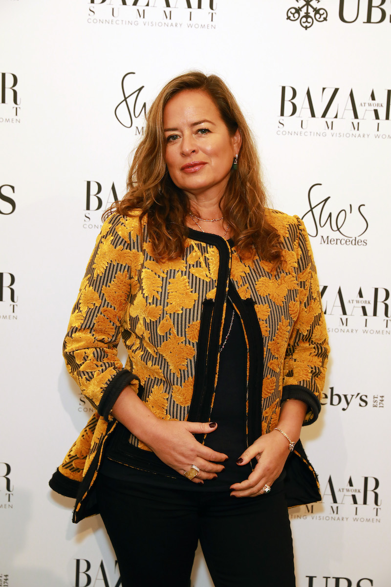 Jade Jagger at a "Harper's Bazaar" event in 2019