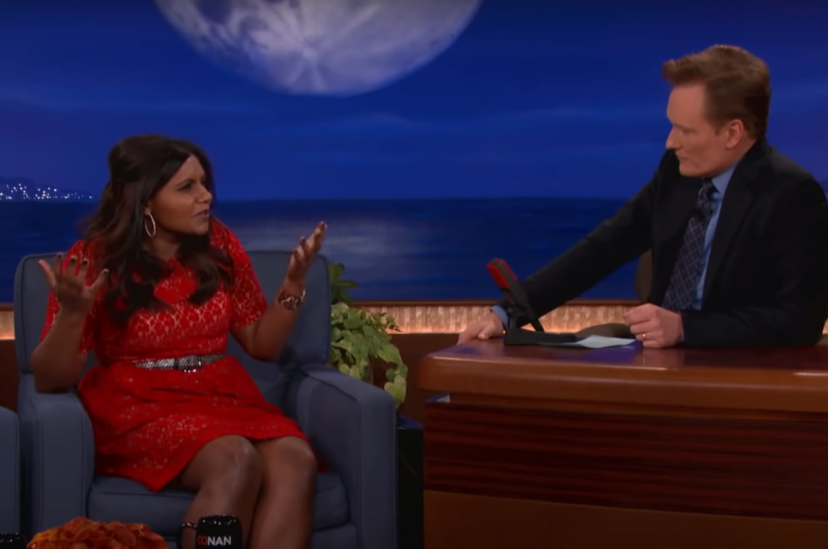 Mindy Kaling on "Conan" in 2012