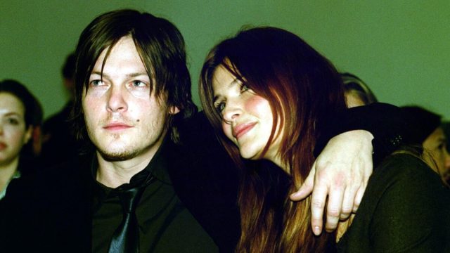 Norman Reedus and Helena Christensen