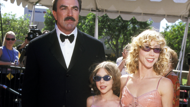 Tom Selleck with daughter Hannah Selleck and wife Jillie Joan Mack
