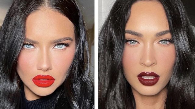 Adriana Lima and Megan Fox