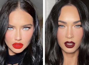 Adriana Lima and Megan Fox