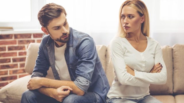 Couple having argument