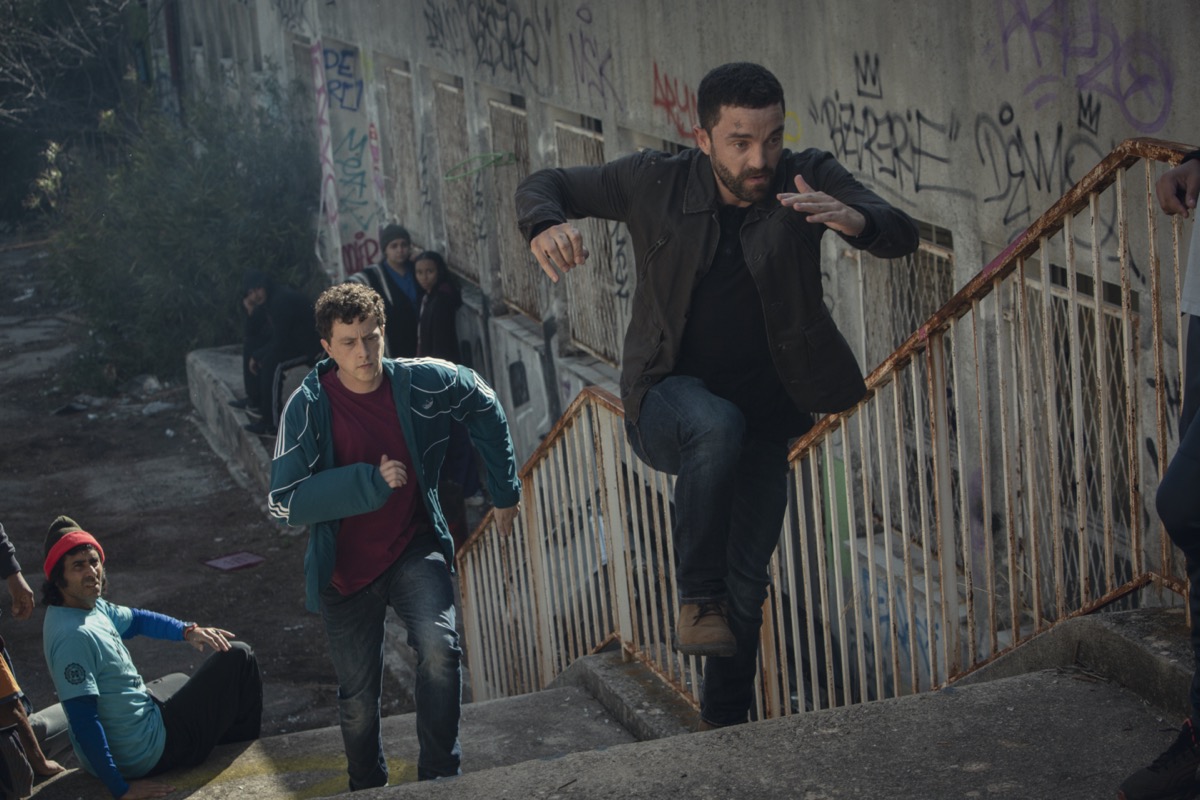 Finnegan Oldfield and Guillaume Gouix in Gone for Good