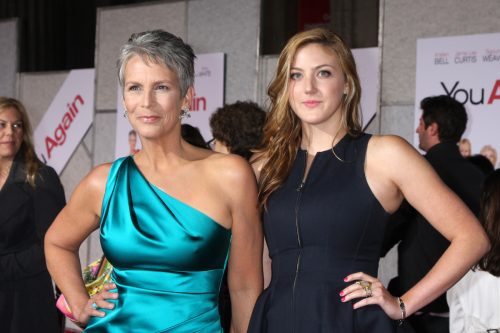 Jamie Lee Curtis and Annie Guest at the premiere of "You Again" in 2010