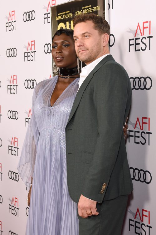 Jodie Turner-Smith and Joshua Jackson at AFI Fest 2019 premiere of "Queen & Slim"