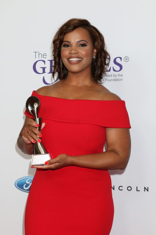 Laura Coates at the Gracies Awards in 2019