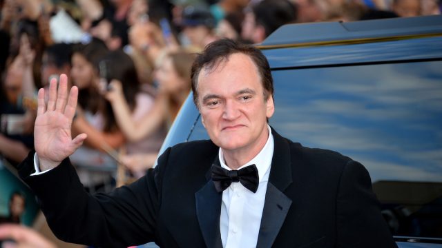Quentin Tarantino at the premiere of "Once Upon a Time in Hollywood" in 2019