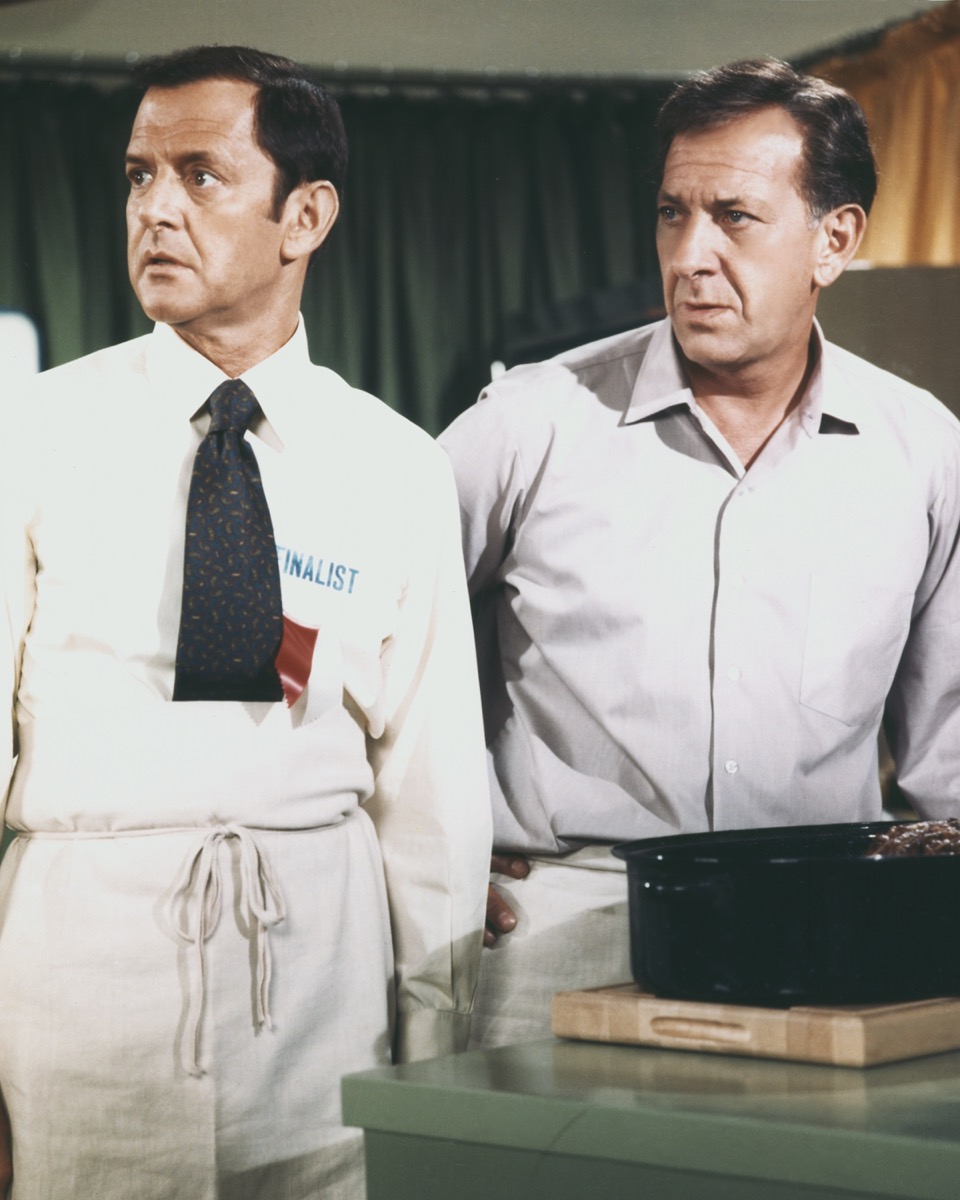 Tony Randall and Jack Klugman in "The Odd Couple"