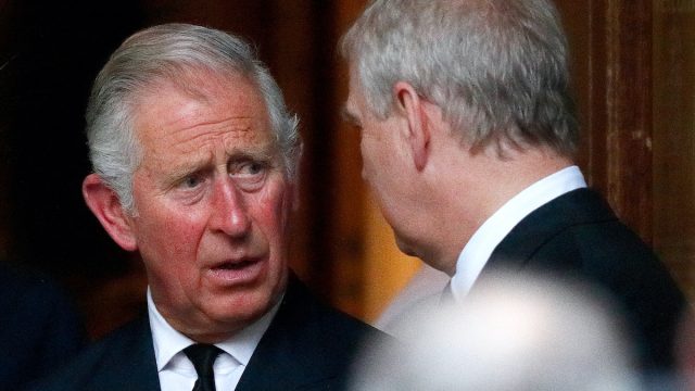 Prince Charles, Prince of Wales and Prince Andrew, Duke of York