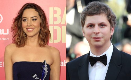 Michael Cera and Audrey Plaza