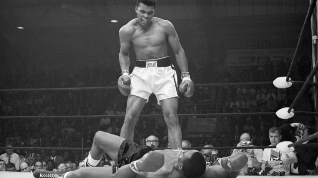 Muhammad Ali Taunting Sonny Liston