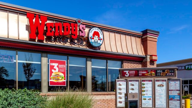 St. Catharines, Ontario, Canada - September 19, 2019: One of the Wendy's restaurant in St. Catharines; Wendy's is an American international fast food restaurant chain.