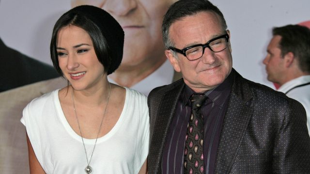 Zelda and Robin Williams at the premiere of "Old Dogs" in 2009