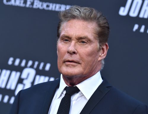 David Hasselhoff at a screening of "John Wick: Chapter 3 - Parabellum" in May 2019