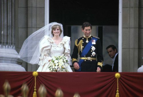 Princess Diana and Prince Charles on their wedding day in January 1981