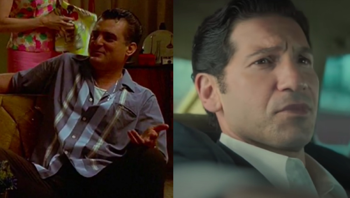 Joseph Siravo in The Sopranos and Jon Bernthal in The Many Saints of Newark